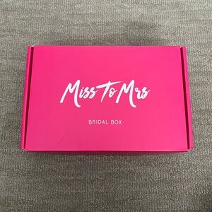 Miss To Mrs Wedding Day Essentials Bridal Box